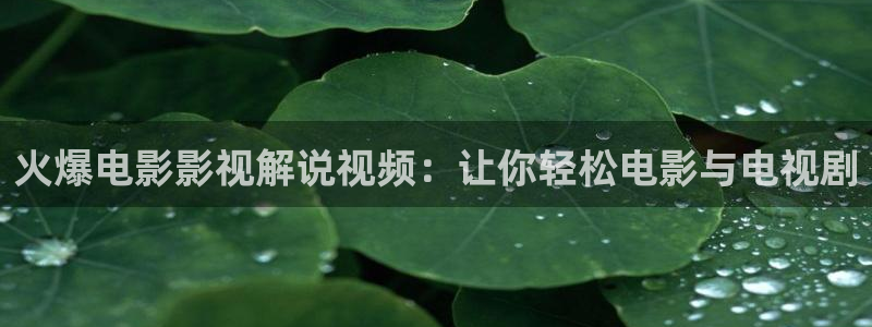 神马影院,三级：火爆电影影视解说视频：让你轻松电影与电视剧