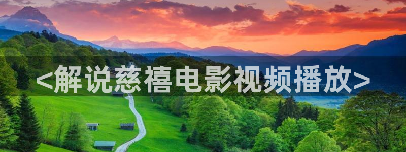 神马特片我不卡：<解说慈禧电影视频播放>