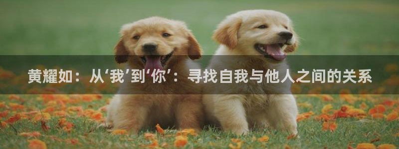 神马电影手机电影：黄耀如：从‘我’到‘你’：寻找自我与他人之间的关系